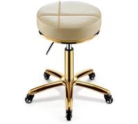 EXBERT Sgabello rotante Sgabello su ruote Sgabello per bellezza resistente Puleggia di sollevamento Rotante Salone di bellezza Manicurista Speciale Sedia da parrucchiere di fascia alta Sgabello rot