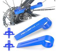 Exbrith Attrezzo per Pistoni di Pinze per Biciclette, Strumento Pistone Freno Idraulico Bicicletta, Pressa a Pistone per Bici, Con 2 Distanziale Freno a Disco, per Mountain Bike e Bici da Strada (Blu)