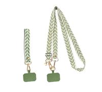 Exburanty 2Pcs Cordino per Telefono Universale Regolabile, appendere tracolla regolabile cordino da polso, pour Tous les Smartphones, Verde