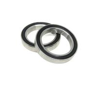 EXBWXNIL 2 Pezzi 30x42x7 mm S6806 2RS Cuscinetti ceramici ibridi in Acciaio Inossidabile S6806C 6806 RS 30 * 42 7 for cavalletto Centrale for Bicicletta e di Ricambio