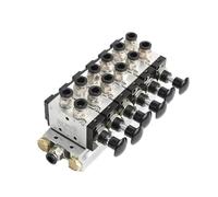 EXBWXNIL 4R210-08 2F-10F Valvola Manuale 2 Vie 5 Posizioni Interruttore Pneumatico Push And Pull della valvola direzionale Collettore valvola di Combinazione(10 in 8 out)