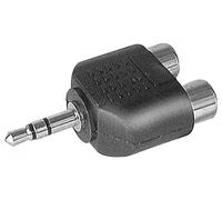 EXC 720140 cavo con cambio di genere Jack da 3,5 mm 2 x RCA Nero - Nouvo