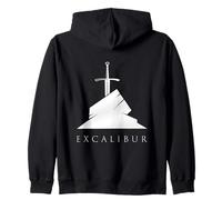 Excalibur La Spada Leggendaria nella Pietra di Re Artù Felpa con Cappuccio