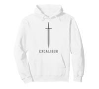 Excalibur La Spada Leggendaria nella Pietra di Re Artù Felpa con Cappuccio