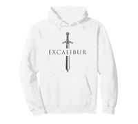 Excalibur La Spada Leggendaria nella Pietra di Re Artù Felpa con Cappuccio