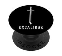 Excalibur La spada leggendaria nella pietra di Re Artù PopSockets PopGrip Adesivo