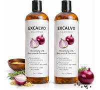 Excalvo 2026 Nuovo Shampoo per Uomo e Donna, per la detersione quotidiana e per dare ai capelli un aspetto più folto,2Pcs
