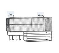 Excavator Organizer Box - 12cm Adhesive Cab Storage Rack Mobile Phone Holder Sundries Container, Compact Design, Strong Mount System | Efficient Storage For Excavator Cabin Tools