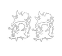 EXCEART 1 Set Stampo Coltello Cupido Fustellato Morire Tagliacarta Fustelle Metalliche Fustellatrice Fustellatura delle Carte Modello di Creazione Artigianale Acciaio al Carbonio 2 Pezzi