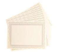 EXCEART 10 Pezzi Carta per Certificati Stampabile e Scrivibile Confezione Carta per Ufficio e Decorazione Materiale Premium per Domestico e Professionale