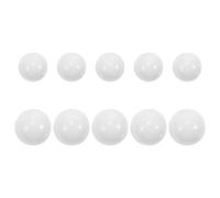 EXCEART 10 Pezzi Palline da Roulette in Acrilico Bianco, Perline Sferiche Resistenti e Facili da Montare per Giochi da Tavolo e Feste