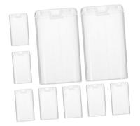 EXCEART 10 pezzi Scatole Porta Batterie in Plastica Trasparente Scomparti Contenitore Compatto e Leggero per Batterie Aa Aaa e Piccoli Oggetti Custodia Protettiva Anti-urto e Polvere per