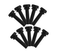 EXCEART 10 Pezzi Tappo Per Piede in Gomma Accessori Per Fornelli a Gas Piedini Del Fornello Fornitura Di Fornelli a Gas Range Grat Feet Piedi Di Ricambio Gomma Da Cancellare Nero