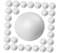 EXCEART 100 Pezzi Sfere in Polistirolo per Decorazioni Te e Party Favor Palline Leggere e Resistenti per Lavoretti Creativi e Matrimoni per Artigianato Manuale