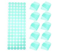 EXCEART 1000 pezzi di punti di mascheratura fustellati: cerchi di nastro adesivo ad alta temperatura per verniciatura a spruzzo - schermatura termica per verniciatura a polvere - punti di nastro