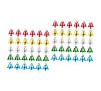 EXCEART 100pezzi Campanellini Colorati per Fai da Te Mini Campane per Ciondoli e Decorazioni Natalizie per Giochi di Uccelli e Accessori per Animali Domestici