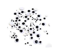 EXCEART 100pezzi Occhi Autoadesivi per Lavoretti di Occhi Rotondi per e Scrapbooking Facili da Applicare per Giocattoli e Scherzi Divertenti