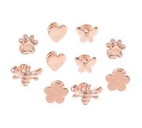 EXCEART 10Pezzi Borchie Decorative per Cinturini Compatibili con Ciondoli Accattivanti per Personalizzare Cinturino