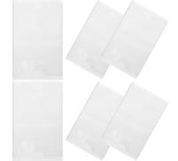 EXCEART 12 Pezzi Porta Etichette Autoadesivo in Pvc Trasparente per Protezione Carte e Targhette, Tasche Adesive Resistenti Alta Capacità di Carico per Scrivanie e Diari