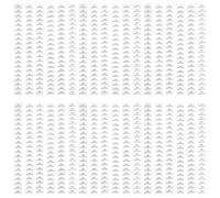 EXCEART 120 Etichette Termoadesive per Taglie Abbigliamento da Stirare, Etichette per Accessori di Abbigliamento a Sublimazione Resistenti al Lavaggio, Compatibili Camicie e