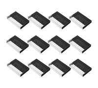 EXCEART 12pezzi Organizer per Nastri Adesivi Vintage in Plastica Trasparente Custodie per Cassette Audio Resistenti Polvere e Umidità Vetrinetta per Collezionismo con Design Retrò per