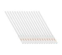 EXCEART 15 Pezzi Penna per Tessuti Cancellabile Bianca in Legno Presa Confortevole per Marcature Precise per Cucito e Fai-da-Te Professionale