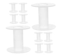 EXCEART 15pezzi Bobine di Plastica Trasparenti per Fili e Nastri Strumento di Avvolgimento per Creazioni Artigianali e Gioielli per Organizzazione e Conservazione Materiali