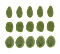 EXCEART 15pezzi Decorativi di Pietre Artificiali Muschio Decorazioni per Giardino e Paesaggio Rocce Simulazione Foam per Bonsai e Vasi Varie