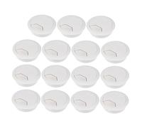 EXCEART 15pezzi Tappi per Tubi da Scrivania in Materiale per Uso Domestico e Ufficio Coperture Protettive per Foro Cavi da Scrivania