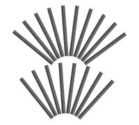 EXCEART 18 Pezzi Elettrodi di Grafite Conduttiva per Laboratorio, Barre di Carbonio Stabili senza Sbavature, Diametro 6/8/10mm Lunghezza 9cm per Esperimenti Educativi