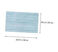 EXCEART 1pezzi Per Fotografici Effetto Legno Blu Sfondo Bifacciale Resistente Per Riprese Video e Ritratti Professionali