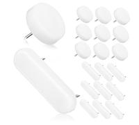 EXCEART 1set Chiodi Fissi Plastica Con Punta Rotonda Per Mobili Oval Double- Round Single Per Proteggere Pavimenti e Prolungare La Vita Dei Mobili