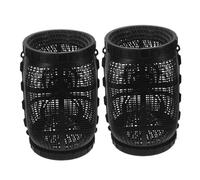 EXCEART 2 Pezzi Gabbia da Pesca Grande capacità per Gamberi e Granchi Rete Resistente per Acquacoltura e Pesca in Acqua Non Salata Gabbia Anti-Fuga con Fondo Stabile per Laghi e Fiumi