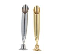 EXCEART 2 Pezzi Porta Penna Singolo In Acciaio Inox Supporto Della Penna Semplice Per Ufficio Organizzatore Piuma E Accessori Da Ufficio 3.15X0.71X0.43 Pollici