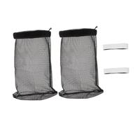 EXCEART 2 Pezzi Sacchetto Filtro Con Coulisse Lanugine Ricevitore Polvere Sfogo Asciugatura Levapelucchi Essicatore Cattura Pelucchi Per Asciugatrice Black Nylon