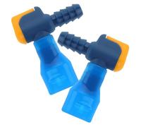 EXCEART 2 Pezzi Valvola di Morso di Ricambio per Sacca Idratazione Blu | Compatibile Tubo e Vescica Idrica, Design Angolato, Silicone e Pp, per Campeggio e Sport