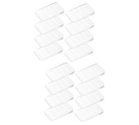 EXCEART 2 Set Cunei Livellatori Trasparenti Per Cunei Regolabili Per Stabilizzare Librerie E Letti Facile Per Livellare 8 Pezzi*2