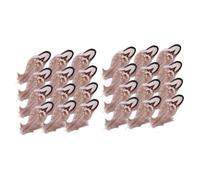 EXCEART 2 Set Piuma di Naturale Protezione Ambientale Laurea Design Fatto A Mano Fai da Te Accessori Acchiappasogni Fai da Te 50 Pezzi Pennacchi Stampati Puntello 50 Pezzi * 2