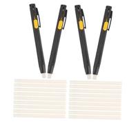 EXCEART 2 Set Set di Pennarelli per Cucito con Ricariche Sostituibili, Marcatori Cancellabili per Tessuti in Plastica e Cera, per Ricamo e Lavori Creativi su Tessuti
