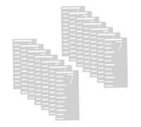 EXCEART 2 Set Stencil Altezza Piedi Righello Plastica Riutilizzabile per Misurazione Precisa e Decorazione Parete Tracciamento