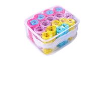 EXCEART 20 Pezzi Bigodini in Plastica per Chioma, Accessori per Ricci Facili da Trasportare, per Saloni di Bellezza e Acconciature Casalinghe Colore Casuale