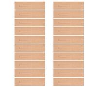 EXCEART 20 Pezzi Bustine per Penne in Carta Kraft Khaki Finestra Trasparente per Protezione e Confezione Raffinata per Penne