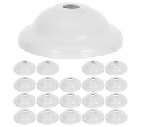 EXCEART 20 Pezzi Rosone da Soffitto in Ferro Bianco per Lampadario, Base Lampada Design Classico e Pulizia Facile per Decorazione Soggiorno