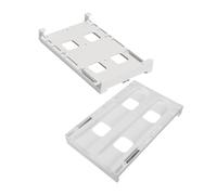 EXCEART 2pezzi Organizzatore Bevande Per Frigorifero Doppia Supporto Per Lattine Soda e Da Espositore Stoccaggio Per Refrigeratore