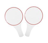 EXCEART 2pezzi Palette Bianche Cancellabili a Secco Unità Palette Per Risposte Monofacciali Mini Lavagne Cancellabili a Secco Adatte Per Schede Di Voto Tabelloni Segnapunti Lavagne Per Mar