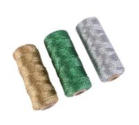 EXCEART 3 Pezzi Corda di Cotone Decorativa Natalizia per Pacchetti e | Filo Naturale Retro, per Bottiglie di Vino e Ornamenti Domestici Colore Casuale