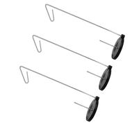 EXCEART 3 Pezzi Supporto Porta Rocchetto di Filo per Macchina da Cucire Base Stabile in Ferro e Plastico, Design Cono Singolo per Uso Industriale e Domestico