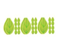EXCEART 3 Set di Ciondoli in Feltro A Forma di Foglie in Feltro Forcine per Spille Decorative Ciondoli A Forma di Foglia 10 Pezzi*3