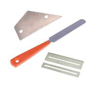 EXCEART 3pezzi Kit Riparazione Chitarra Per Tasti Righello Triangolare e Cuscinetto Di Protezione Strumento Resistente e Ergonomico Per Chitarra Ukulele e Basso