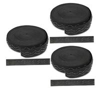 EXCEART 3rotoli Banda Elastica Antiscivolo per Cucito Nastro Elastico Braid Strappo per Creazioni Fai Te Accessori Abbigliamento e Artigianato Confezione Yarde